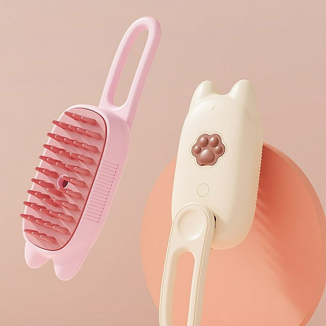 Pet Grooming Spray Massage Brush Detangling Slicker Comb With Ergonomic Handle Deshedding Tool For Long And Short Hair Cats Dogs