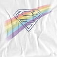 thumbnail image 2 of Superman T-Shirt Distressed Outline Unisex Graphic Tee For Men & Women, 2 of 7