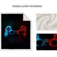 thumbnail image 3 of Game Controller Blanket Gaming Gifts for Men Kids Boys Teen Son Adult Gamer Gamepad Presents Birthday Christmas Decor Home Bedroom Living Room Soft Cozy Fluffy Sherpa Throw 50"x60", 3 of 6