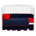 thumbnail image 3 of baby doll bedding modern hotel two tone dust ruffle/crib skirt, 3 of 7