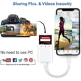 thumbnail image 5 of Sd Card Reader For Iphone Ipad 3 In 1 Memory Card Reader Plug And Play Micro Sd Card Reader Sd Card Adapter Portable Trail Camera Viewer Simultan, 5 of 5