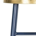 thumbnail image 6 of SAFAVIEH Emery 30" Solid Metal Gold Leaf Bar Stool, Navy, 6 of 6