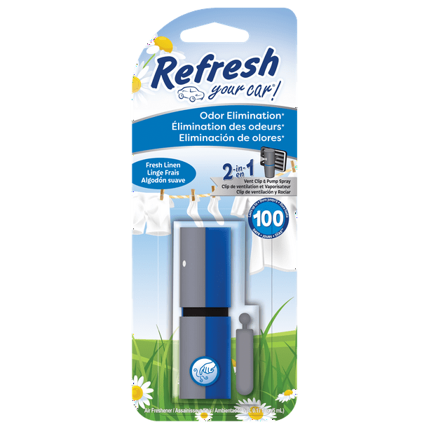 Refresh Your Car! Air Freshener, Fresh Linen, 1 Pack