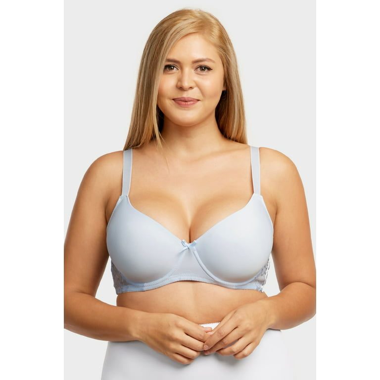 Sofra Ladies Full Cup Lace DD Cup Bra,3 Hooks & Wide Strap - 6 Bras Bundle  Deal
