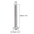 thumbnail image 3 of Uxcell M5 x 1.57'' Hex Socket Round Head Screws Fasteners Bolt 304 Stainless Steel Silver Tone 20PCS, 3 of 3