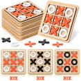 thumbnail image 1 of Juego de mesa Tic Tac Toe Libima Wooden Minijuegos de mesa familiares x12, 1 of 6