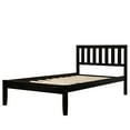 thumbnail image 5 of Topcobe Classic Pine Wood Platform Bed, Twin, Espresso, 5 of 5