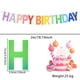 thumbnail image 1 of KAKOWELY 1 juego de banderas de feliz cumpleaños, pancartas de cumpleaños coloridas, decoración para fiestas de cumpleaños, accesorios para celebraciones festivas de feliz cumpleaños, 1 of 4