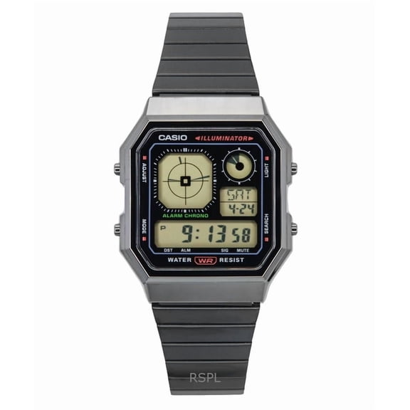 Casio Vintage Digital Stainless Steel Quartz A130WEGG-1A Unisex Watch
