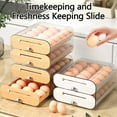 thumbnail image 4 of Large Capacity Eggs For Refrigerator - Stackable 36-grid Eggs Fresh Storage Box For Fridge, Eggs Storage Container Organizer Bin, White Plastic Storage, 4 of 5