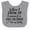 Heather and White, variant on Inktastic Future Race Car Driver Like Daddy Boys Baby Bib