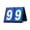Blue, variant on Waterproofs Score Board Tabletop Flip Scoreboard Score Keepers Score Flippers