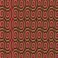 thumbnail image 1 of Ahgly Company Indoor Square Patterned Cranberry Red Area Rugs, 4' Square, 1 of 6