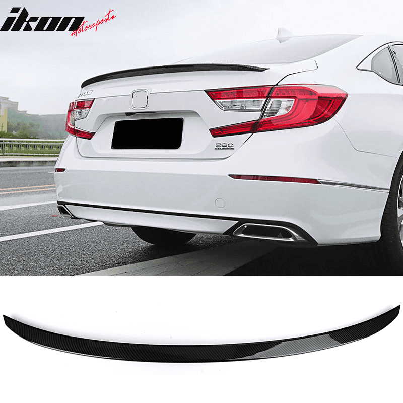 Compatible with 1820 Honda Accord 10th Gen Trunk Spoiler Wing Carbon