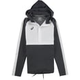 thumbnail image 1 of ASICS Womens 1/2 Zip Stretch Woven Track Jacket, Grey, Small, 1 of 2