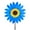 🍒 Blue_Hot#6223, variant on Sunflower Windmill Outdoor Lawn & Garden Spinner – 36CM Colorful Plastic Pinwheel • Durable Weather-Resistant Yard Decoration • Vibrant Metal Foil Design, Fast Spinning, Easy DIY Assembly, Ideal