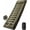 Green+black-Single, variant on Camping Sleeping Pad 5.5 R Crystal Velvet 6" Thick Camping Mat | Non-Slip Flocked Top-Quiet & Warm, Side-Sleep Comfort. 210D Nylon-Tough, Abrasion-Proof, Built-in Foot Pump
