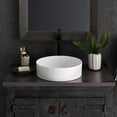 thumbnail image 4 of Native Trails Glass Bathroom Sink With Bianco Finish MG1616-BO, 4 of 6