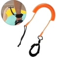 thumbnail image 4 of Yazoeia Stand Up Paddle Board Leash Surfs Board Leashes Replacement Coiled Leash Leg Rope for Shortboard Longboards CJC912-178757, 4 of 9