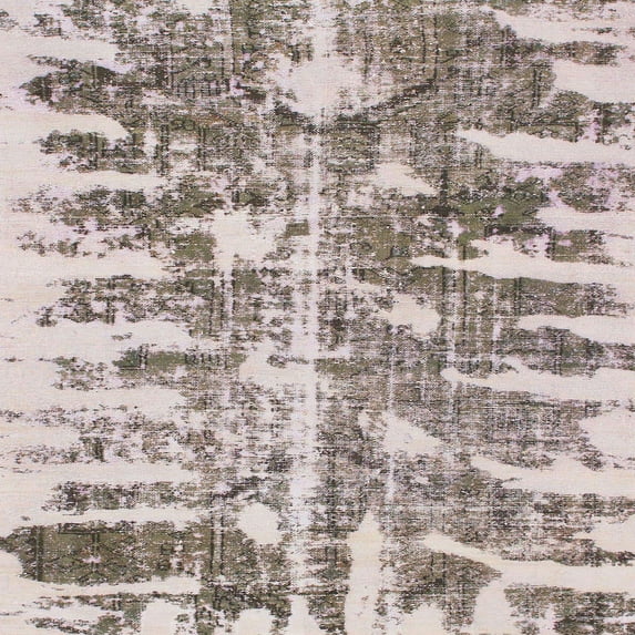 Ahgly Company Indoor Square Abstract Mauve Taupe Purple Abstract Area Rugs, 7' Square