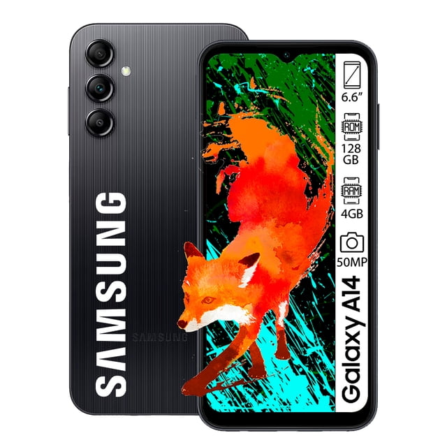 Smartphone Samsung Galaxy A14 128GB 4GB - Negro