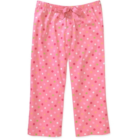 Women's Plus-Size Woven Sleep Crop Pants