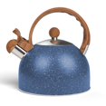 thumbnail image 1 of Tetera silbadora Awvlvwa de acero inoxidable de 2,5 L, azul, 1 of 7