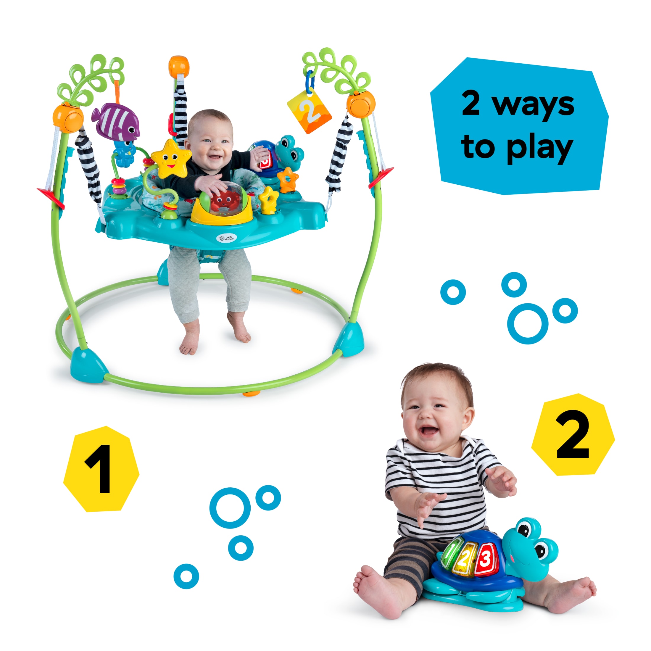 Baby Einstein Ocean Explorers Curiosity Cove 2-in-1 Activity Jumper photo 3