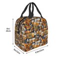 thumbnail image 3 of Easygdp Vintage Bottles Bolsa Térmica Premium - Tela Oxford Impermeable, Gran Capacidad, Bolsillo Frontal, Unisex para Trabajo, Escuela, Actividades al Aire Libre y Picnics, 3 of 8