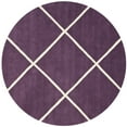 thumbnail image 5 of SAFAVIEH Chatham Isaac Geometric Diamonds Wool Area Rug, Purple/Ivory, 2' x 3', 5 of 9