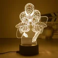 thumbnail image 2 of Lámpara de luces LED 3D con forma de Spiderman, figuras de acción de Ironman, Disney, para dormitorio de niños, juguetes LED, modelo de decoración, regalo para niños, 2 of 4