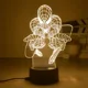 thumbnail image 2 of Lámpara de luces LED 3D con forma de Spiderman, figuras de acción de Ironman, Disney, para dormitorio de niños, juguetes LED, modelo de decoración, regalo para niños, 2 of 5
