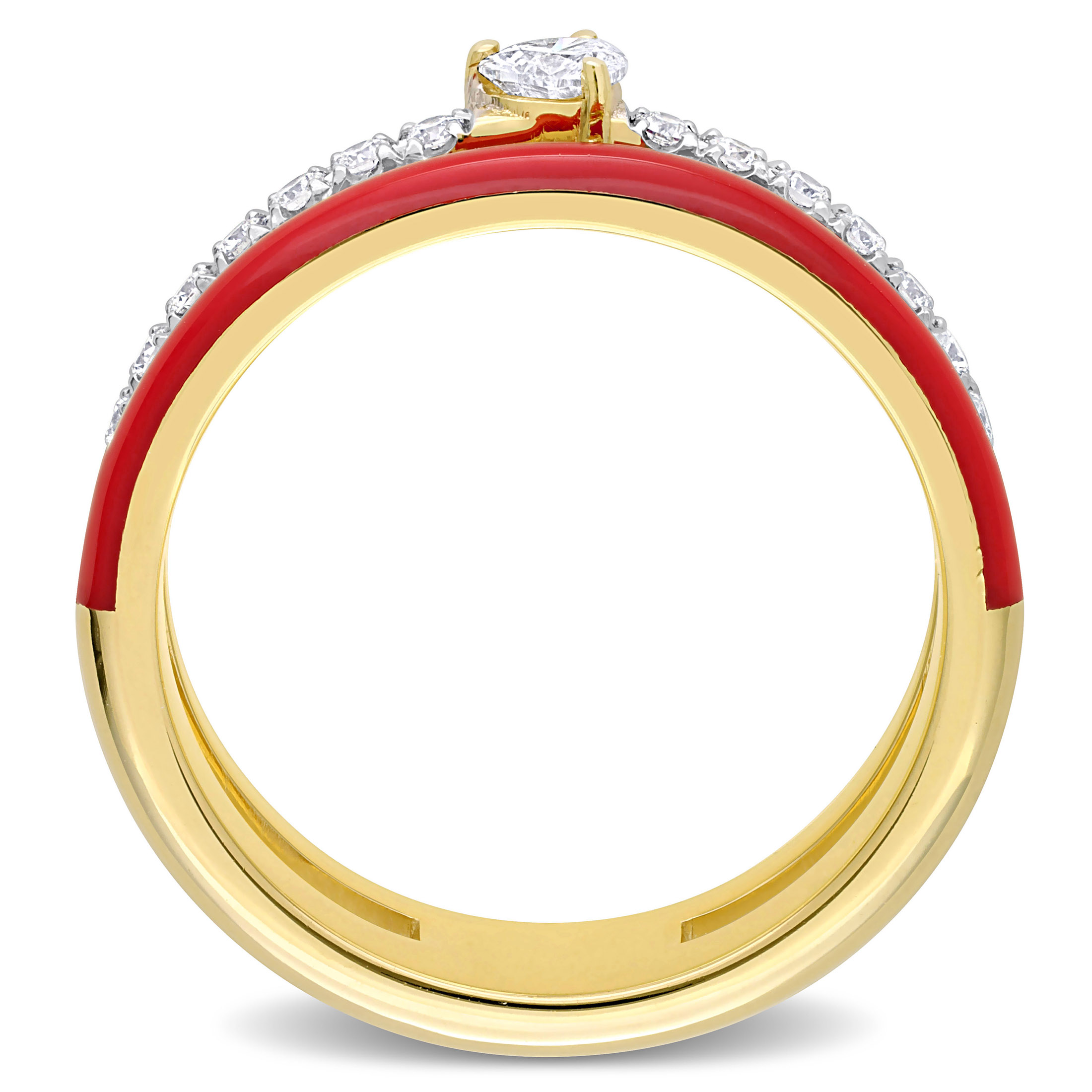 Everly Women's Diamond 14k Yellow Gold Ring