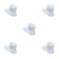 thumbnail image 3 of kurtrusly Bucket Hat Fashionable Sun Protection For Outdoor Activities Casual Comfort white 5Set, 3 of 6