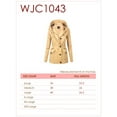 thumbnail image 4 of MBJ WJC1043 Womens Lightweight Casual Parka Anorak Jacket S NAVY, 4 of 4