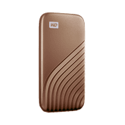 WD 2TB My Passport SSD, External Solid State Drive, Gold - WDBAGF0020BGD-WESN