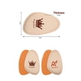 thumbnail image 5 of 2/5Pairs Forefoot Pads for High Heels Non-slip Pain Relief Insert Half Insoles Front Foot Cushion Foot Care Shoe Pads Insoles, 5 of 9