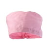 1pc Scrub Cap Round Cotton Cap Hat for Nurse (Pink)