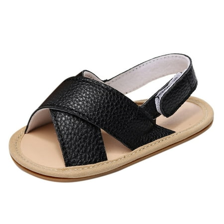 

Yinguo Girl Casual Walk Elastic Kids Band Cute Shoes Toddler Print Baby Flower First Baby Shoes Black 13