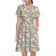 thumbnail image 1 of Balery Paisley Floral 5 Vestidos sueltos de manga corta para mujer, vestidos de verano 2025, vestidos casuales de corte A con vuelo., 1 of 6