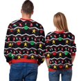 thumbnail image 2 of Unisex Animal Print Crew Neck Ugly Christmas Xmas Pullover Sweatshirt, 2 of 2