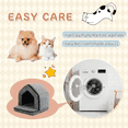 thumbnail image 5 of PAWZ Road Dog Cave Bed, Soft Pet Cave with Removable Cushion, Cozy Pet House for Small Dogs & Cats, Gray, 5 of 10