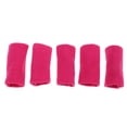 thumbnail image 2 of S SERENABLE 5 Protections de Doigts Élastiques Bandage de Doigts Protecteurs de Doigts Sport Rouge Rose, 2 of 6
