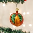 thumbnail image 5 of Old World Christmas Peach Glass Blown Ornament, 5 of 5