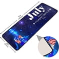 thumbnail image 2 of SKYSONIC Independence Day Runner Rug with Rubber Backing, 4th of July America Non Slip Entryway Rug Runner Washable Soft Area Rug Carpet for Hallway Bedroom Kitchen Decor,2'x6', 2 of 6