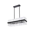 thumbnail image 5 of Serephina 36 inch crystal rectangle chandelier light in black, 5 of 9