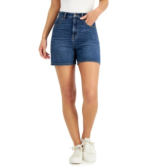 Style & Co Womens High Rise Shorts Hunter 4