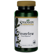 Swanson Feverfew 380 mg 100 Caps