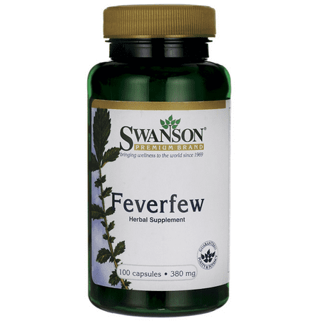 Swanson Feverfew 380 mg 100 Caps
