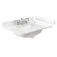 thumbnail image 3 of Beckett 30" Dark Gray Single Vanity & White Quartz Top (3-Hole) & Gold Trim, 3 of 5